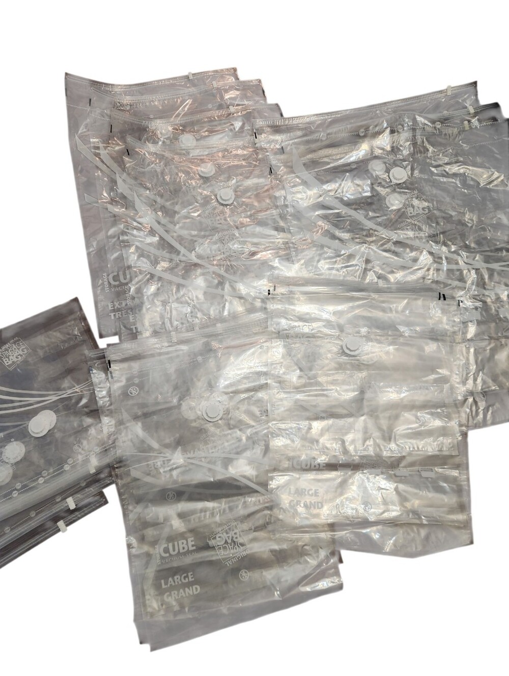 Huge Lot Space Bags Medium Large Jumbo Cube XL 19 Pieces